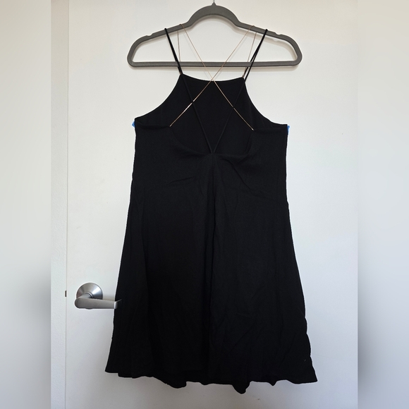 Mango Black Halter Sundress Cocktail - Picture 2 of 7